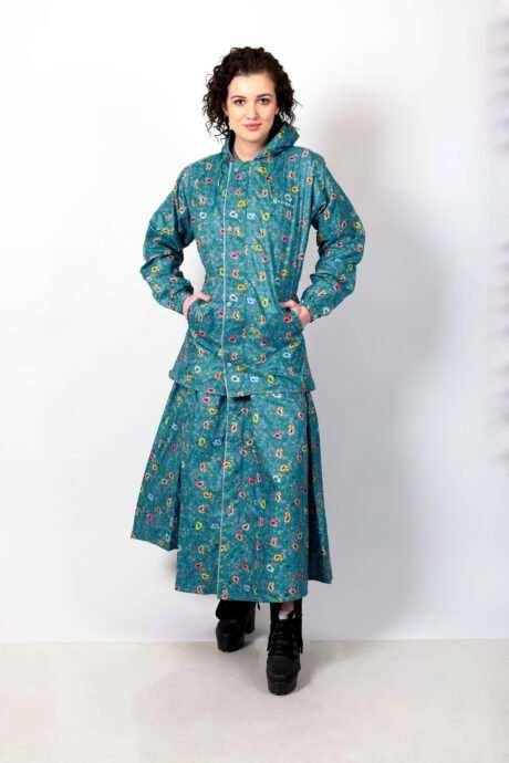KETKAR Women's Transparent Printed Red Dot Solid Raincoat With Pant_Pack Of  01(Red,XXLarge) : : Clothing & Accessories
